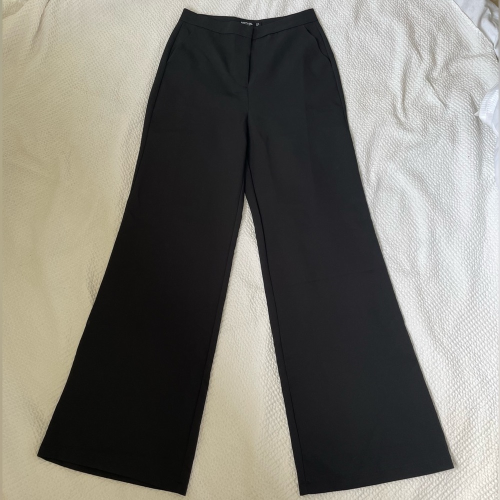 Nasty Gal high waist wide leg Dress pant